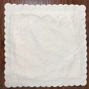 Yves Delorme Paris Scalloped Quilted Euro Sham